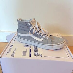 Vans gray high tops